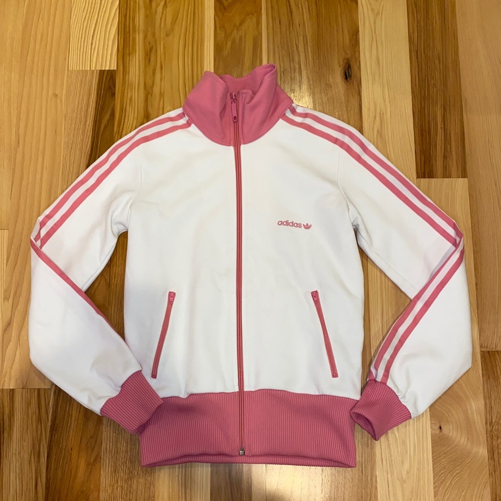 Vintage Bubblegum Pink Adidas Jacket